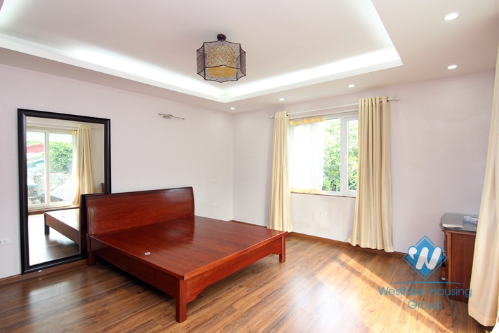 Modern garden house with furnished, 2 bedrooms for rent in Tay Ho area.